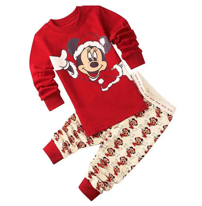 Lotte Prinzessin Pyjama Set für Kinder – Minnie Mouse Zweifarbiger Pyjama Set
