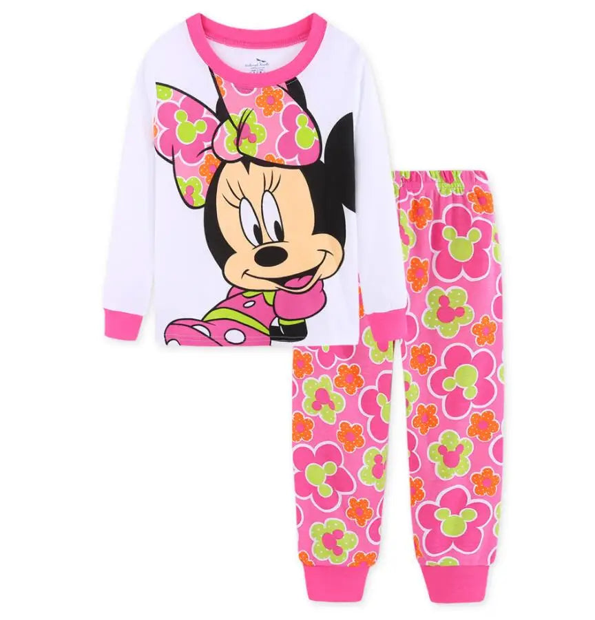 Lotte Prinzessin Pyjama Set für Kinder – Minnie Mouse Zweifarbiger Pyjama Set
