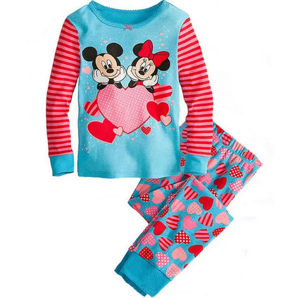Lotte Prinzessin Pyjama Set für Kinder – Minnie Mouse Zweifarbiger Pyjama Set