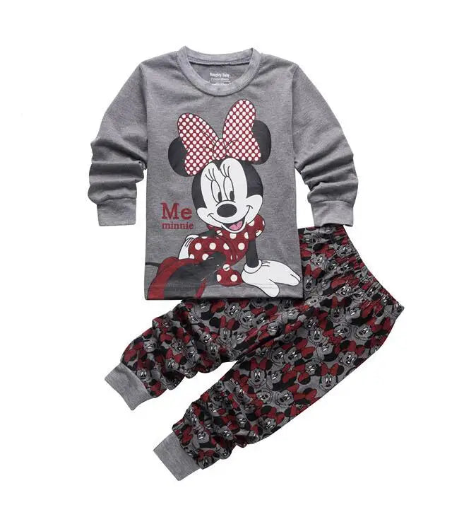 Lotte Prinzessin Pyjama Set für Kinder – Minnie Mouse Zweifarbiger Pyjama Set