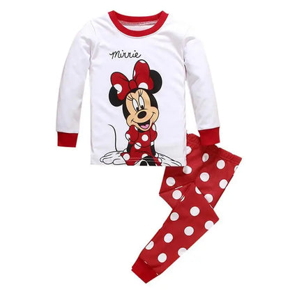 Lotte Prinzessin Pyjama Set für Kinder – Minnie Mouse Zweifarbiger Pyjama Set