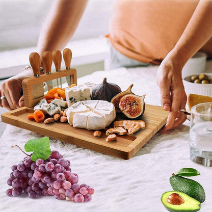 BambooServe Käsebrett Set – Stilvoll und Funktional Genießen
