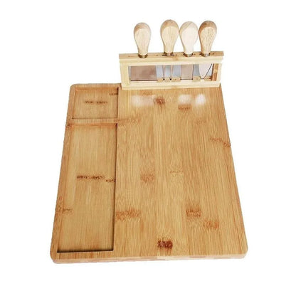 BambooServe Käsebrett Set – Stilvoll und Funktional Genießen