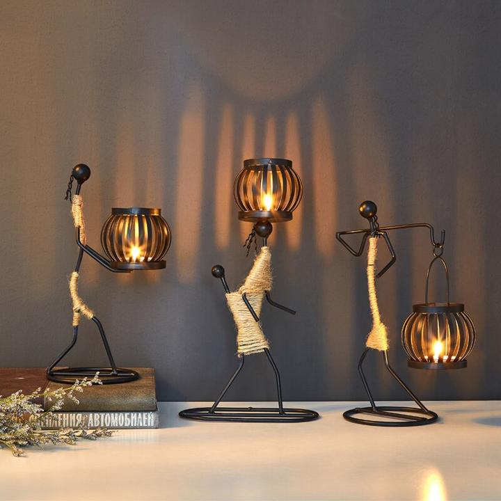 Afrikanische Laternenfiguren - Kunstvolle Beleuchtung für stimmungsvolle Abende