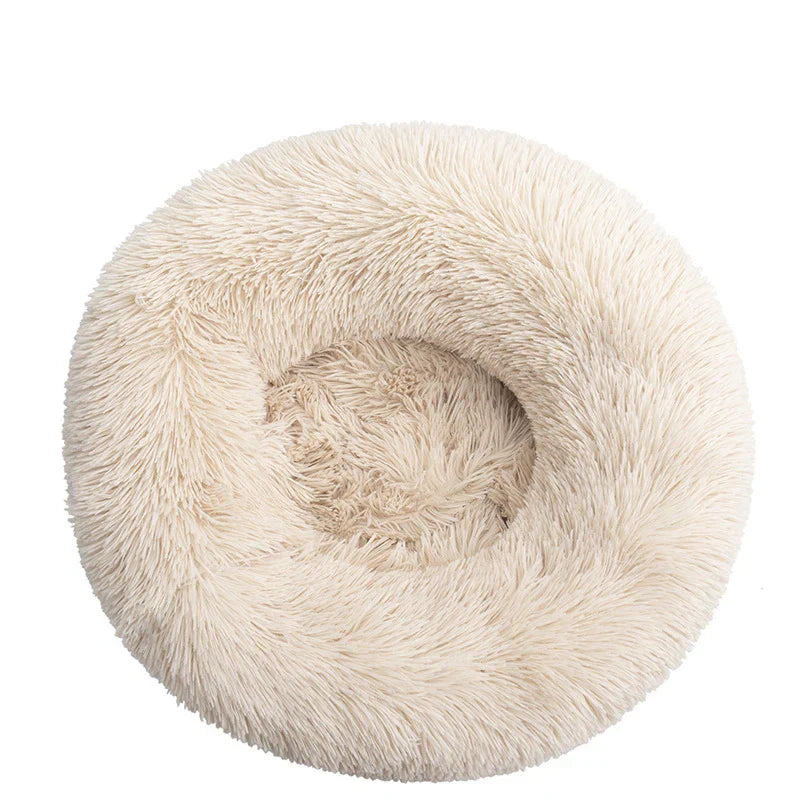 SnuggleNest Donut Bett – Weich und Beruhigend für Katzen und Hunde
