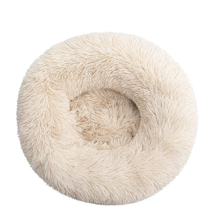 SnuggleNest Donut Bett – Weich und Beruhigend für Katzen und Hunde