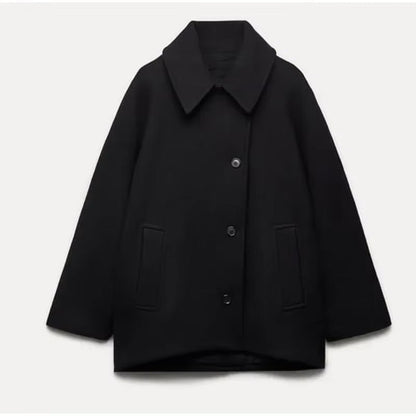 Moderne ChicJacke - Elegante Oversized Jacke für stilvolle Tage