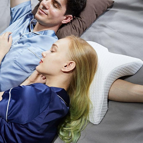 Ergonomisches Nackenstützkissen aus Polyesterfaser – Komfort & Unterstützung für Schlaf oder Ruhe