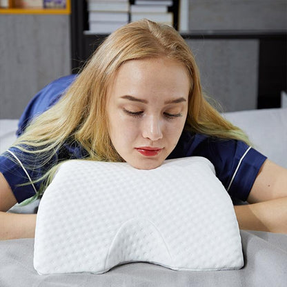 Ergonomisches Nackenstützkissen aus Polyesterfaser – Komfort & Unterstützung für Schlaf oder Ruhe