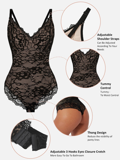 Verführerischer Spitzen-Bodysuit – Elegante und sexy Unterwäsche für besondere Momente