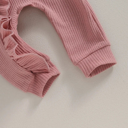 Sofie Rüschen Babysprungkombi – Weicher Jumpsuit mit Verspielten Details