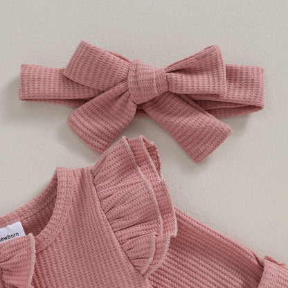 Sofie Rüschen Babysprungkombi – Weicher Jumpsuit mit Verspielten Details