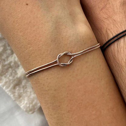Elegante Knotenarmband – Subtil und Raffiniert