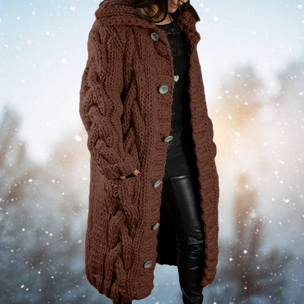 Linna Strickjacke für Damen – Wärme und Stil für den Winter