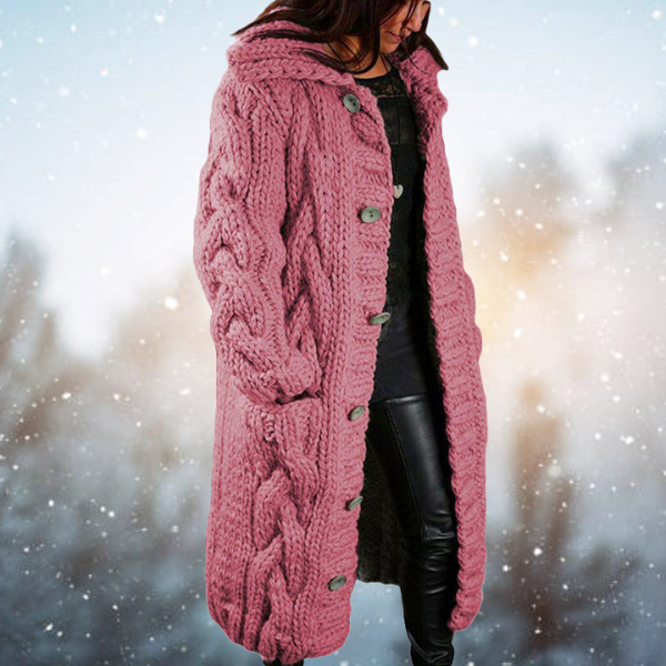 Linna Strickjacke für Damen – Wärme und Stil für den Winter