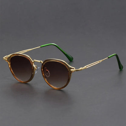 Vintage Runde Sonnenbrille für Herren – Stilvoll und Schützend