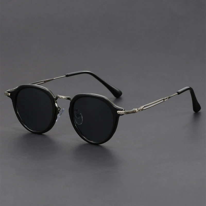 Vintage Runde Sonnenbrille für Herren – Stilvoll und Schützend