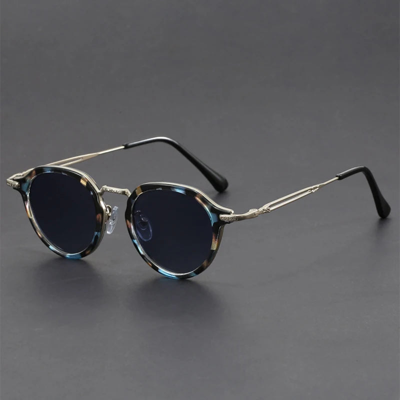 Vintage Runde Sonnenbrille für Herren – Stilvoll und Schützend