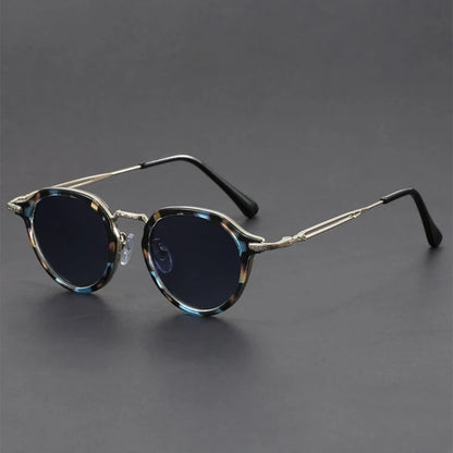 Vintage Runde Sonnenbrille für Herren – Stilvoll und Schützend