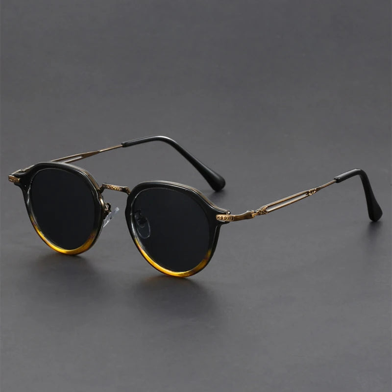 Vintage Runde Sonnenbrille für Herren – Stilvoll und Schützend