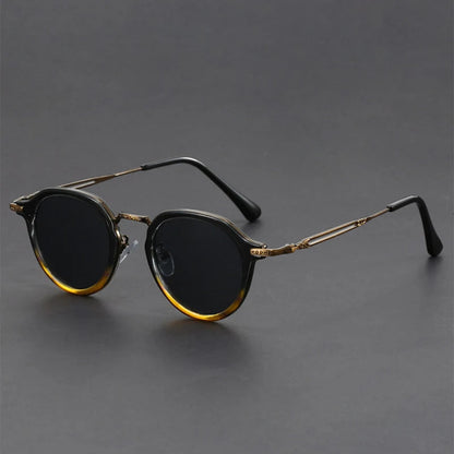 Vintage Runde Sonnenbrille für Herren – Stilvoll und Schützend