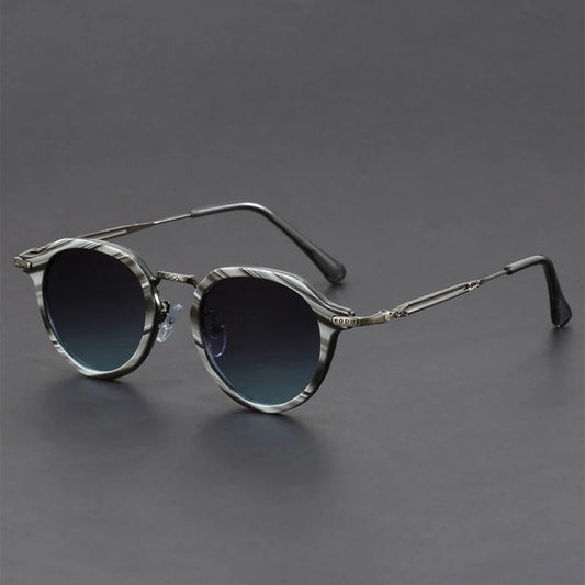 Vintage Runde Sonnenbrille für Herren – Stilvoll und Schützend