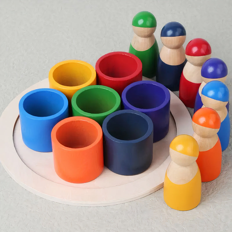 Pädagogisches Farbspielzeug – Zum Lernen und Spielen
