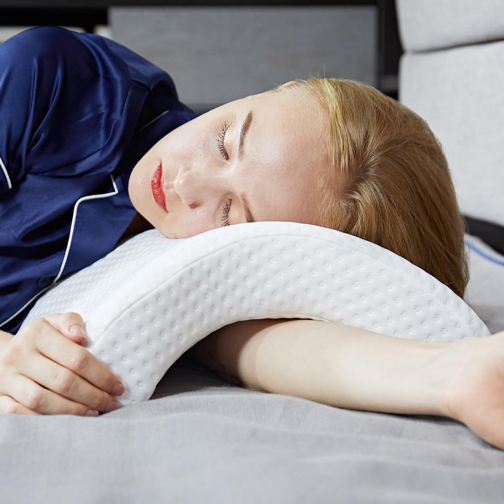 Ergonomisches Nackenstützkissen aus Polyesterfaser – Komfort & Unterstützung für Schlaf oder Ruhe