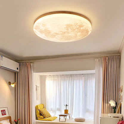 LunarGlow Deckenlampe – Beruhigendes Mondlicht für jedes Interieur
