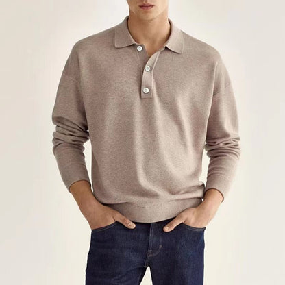 Elegantes Herren-Poloshirt mit langem Ärmel - Zeitlos und bequem