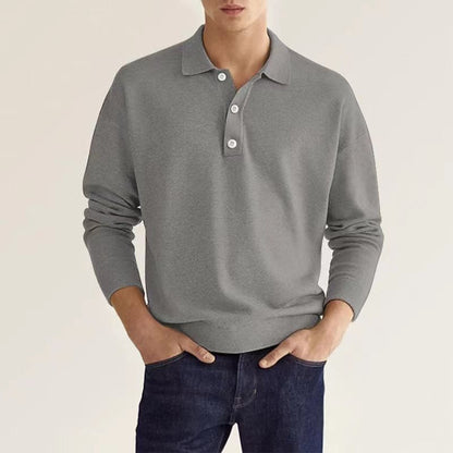 Elegantes Herren-Poloshirt mit langem Ärmel - Zeitlos und bequem