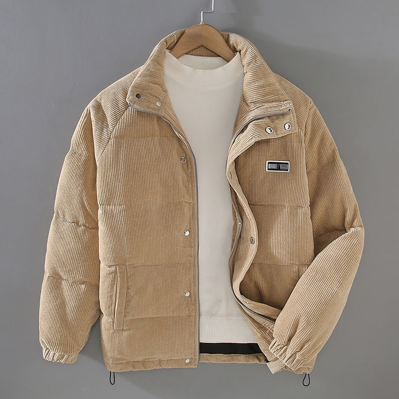 Luxuriöse Gepolsterte Cordjacke – Für einen trendigen und warmen Winterlook