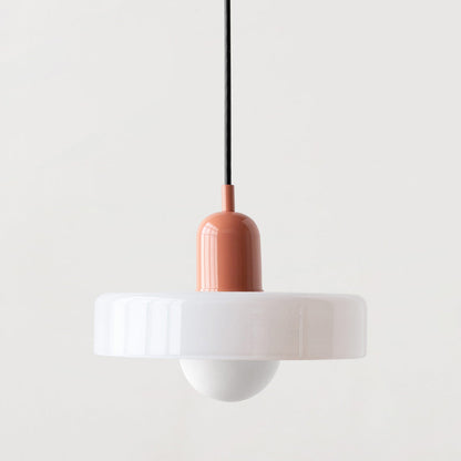 ColorLoop Pendelleuchte – Kunstzinnige Bauhaus-Hängeleuchte mit Warmlicht
