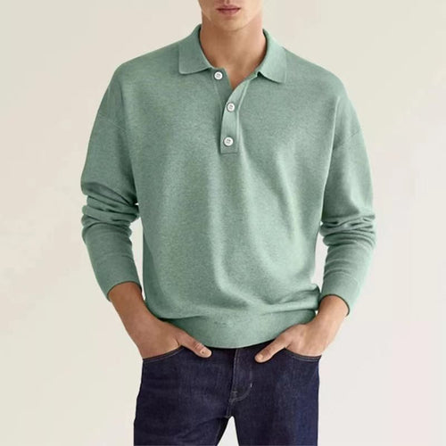 Elegantes Herren-Poloshirt mit langem Ärmel - Zeitlos und bequem