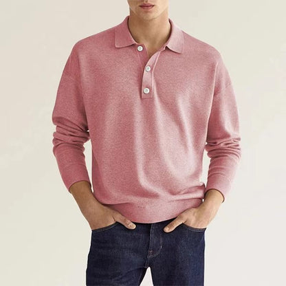 Elegantes Herren-Poloshirt mit langem Ärmel - Zeitlos und bequem