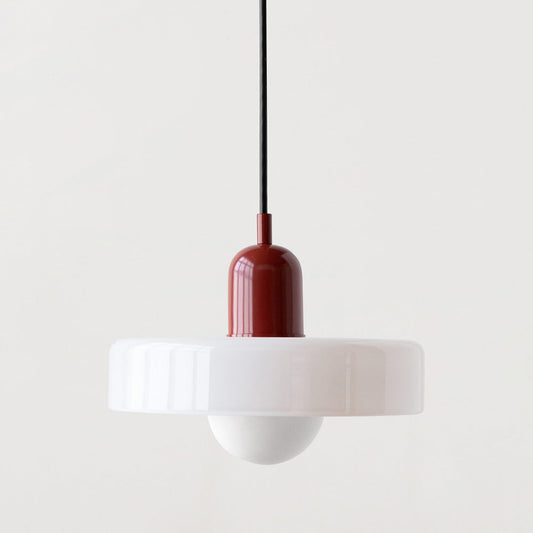 ColorLoop Pendelleuchte – Kunstzinnige Bauhaus-Hängeleuchte mit Warmlicht