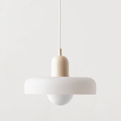 ColorLoop Pendelleuchte – Kunstzinnige Bauhaus-Hängeleuchte mit Warmlicht