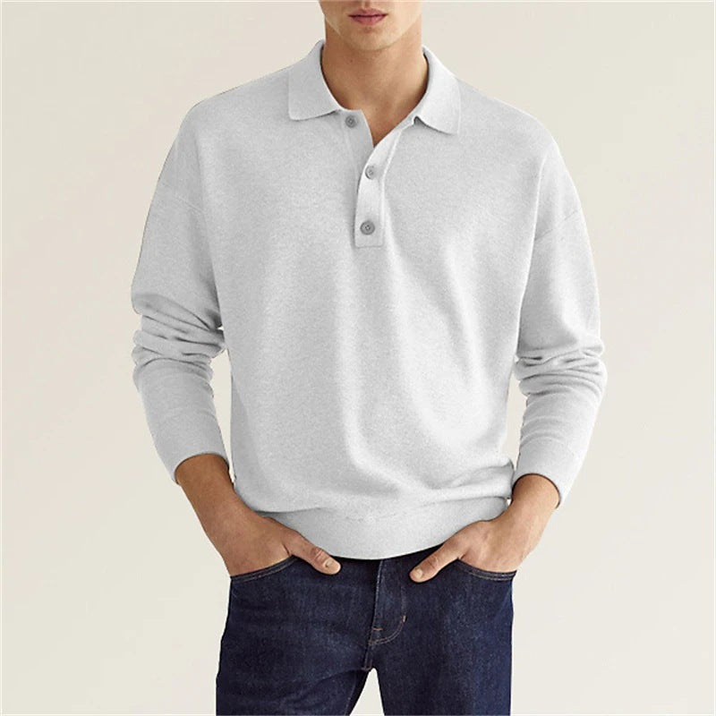 Elegantes Herren-Poloshirt mit langem Ärmel - Zeitlos und bequem