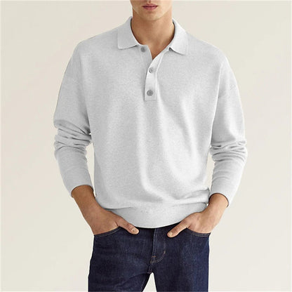 Elegantes Herren-Poloshirt mit langem Ärmel - Zeitlos und bequem