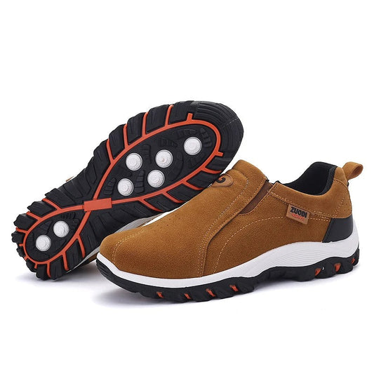 OrthoFlex Wildleder Orthopädische Schuhe – Langlebiger Komfort für Männer
