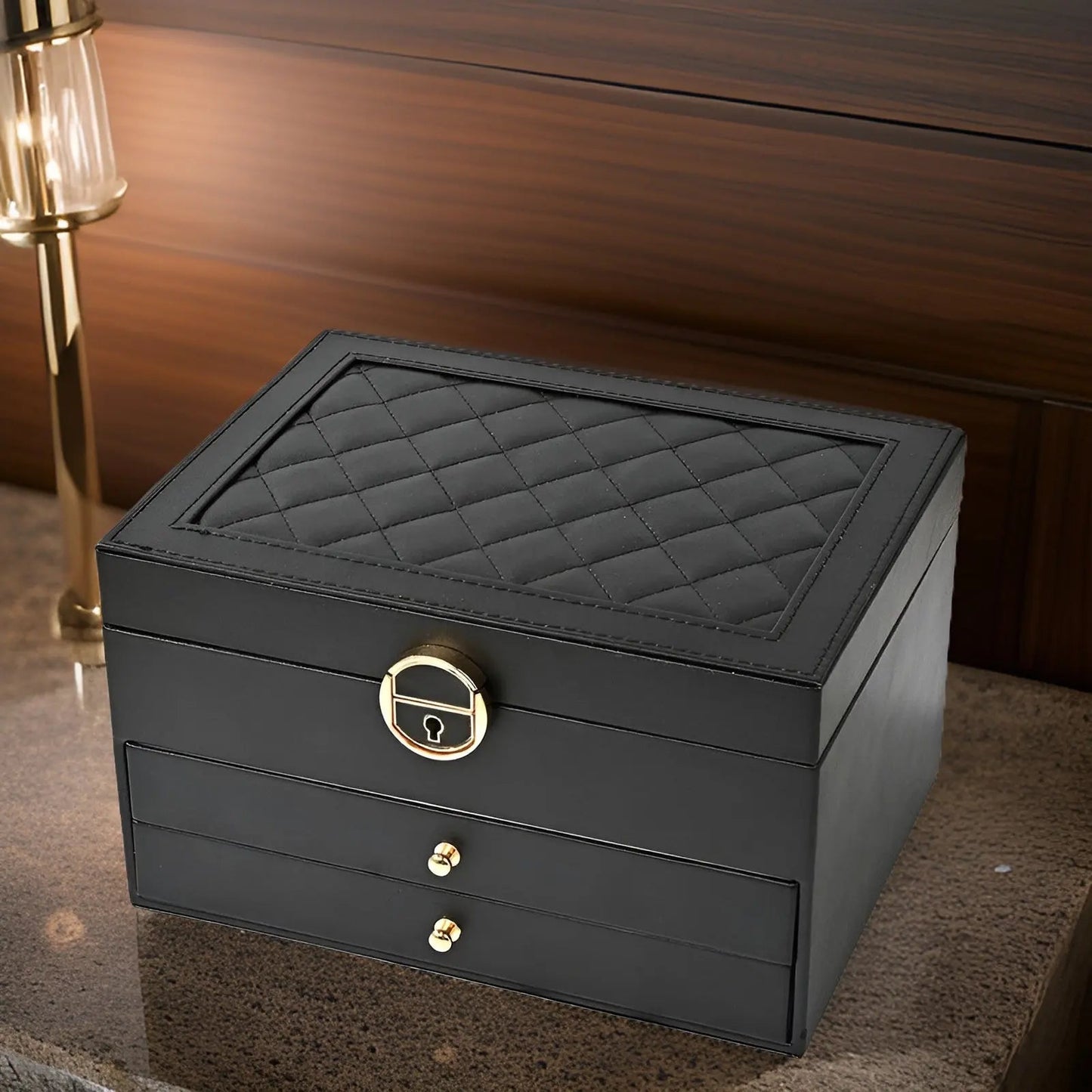 Luxuriöse Mehrschichtige Schmuckbox – Stilvoller & Langlebiger Organizer