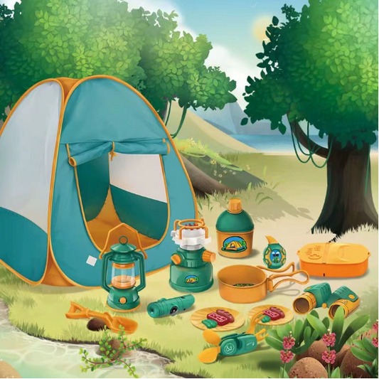 AbenteuerCamp - Komplettes Camping-Set für kreative Spielstunden