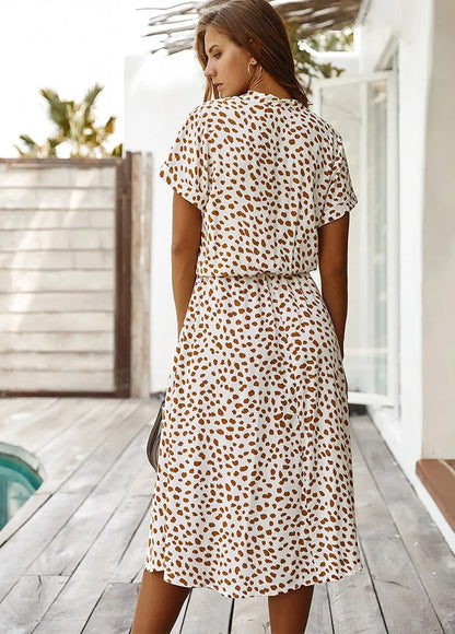 Daniella Midi Kleid – Elegant und Leicht für Sonnige Momente