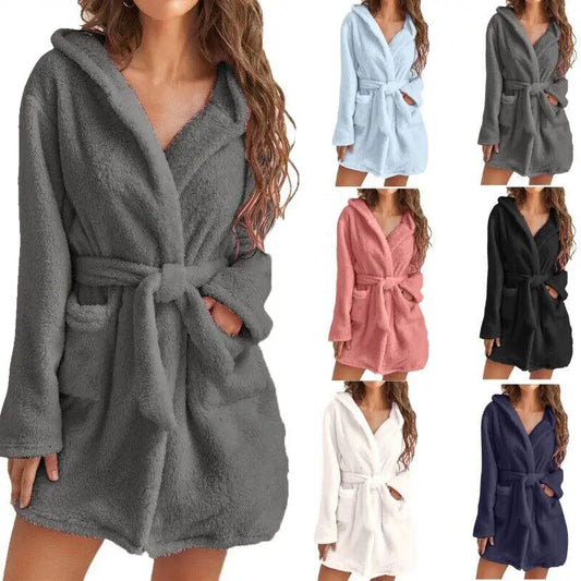 Luxus Fleece Bademantel – Wärme und Komfort für jeden Moment