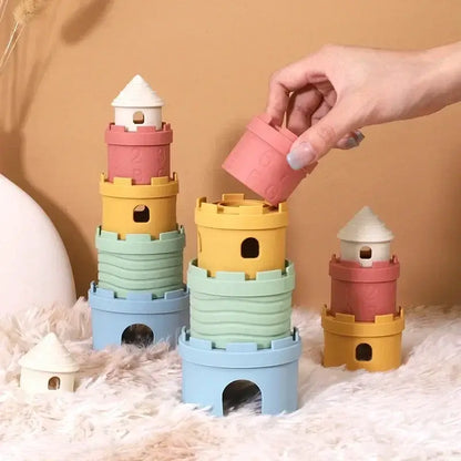 Bunte Kreativ-Stapelturm – Für endlosen Bauspaß