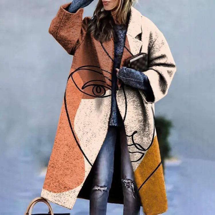 EleganceOversized Mantel – Stilvoll und bequem für jede Gelegenheit