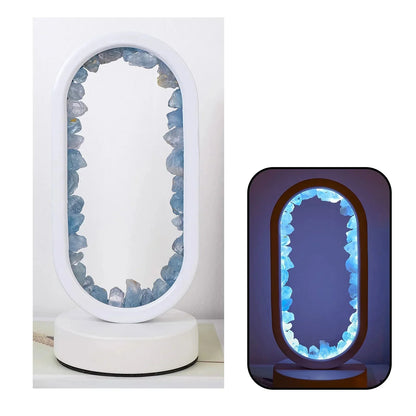 Elegante Amethyst-Kristalllampe – Ambient LED-Beleuchtung zur Entspannung