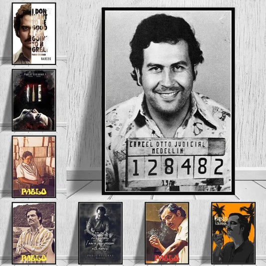 Pablo Escobar Gemälde – Ikonische Kunst für Zuhause