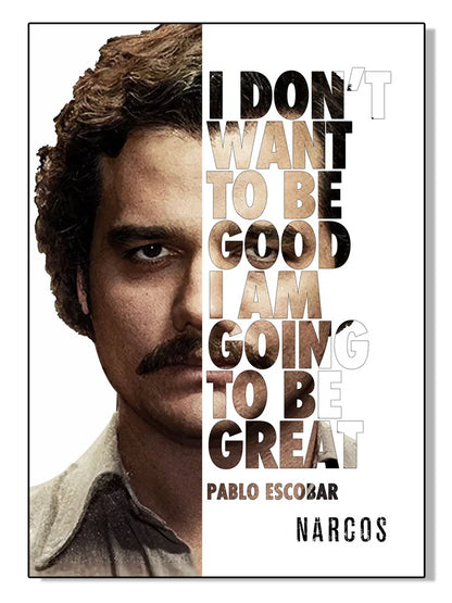 Pablo Escobar Gemälde – Ikonische Kunst für Zuhause