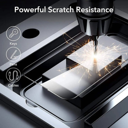 iPhone Displayschutzfolie aus gehärtetem Glas – Vollständiger Schutz